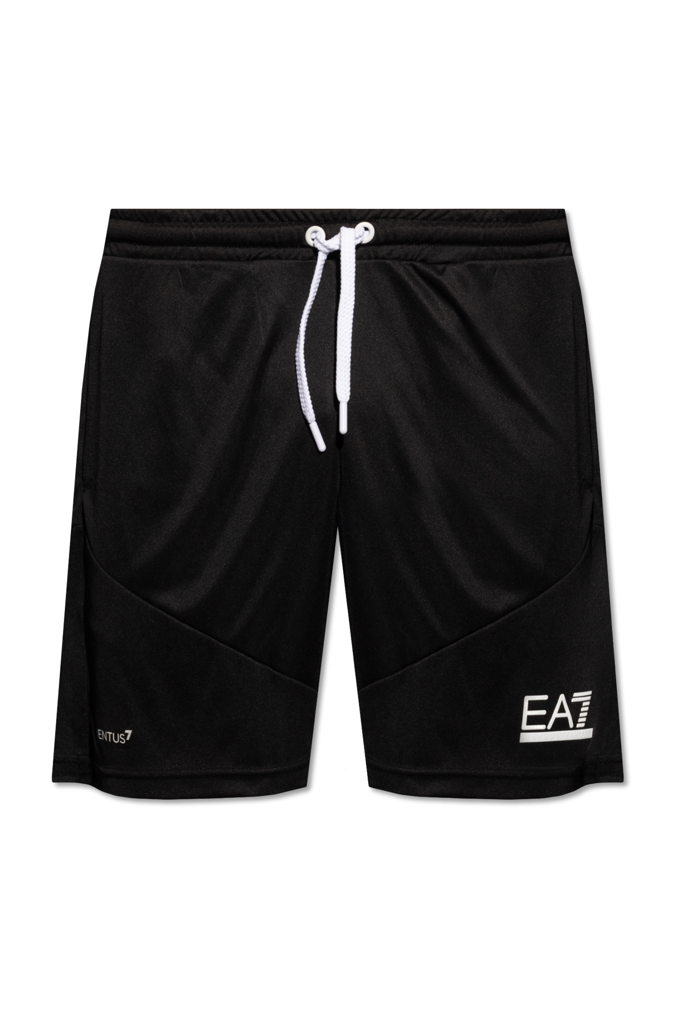 Black Shorts with logo EA7 Emporio Armani Vitkac Italy